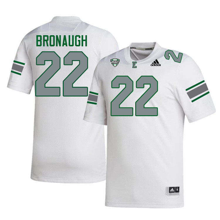 Eastern Michigan Eagles #22 JT Bronaugh College Football Jerseys Stitched-White